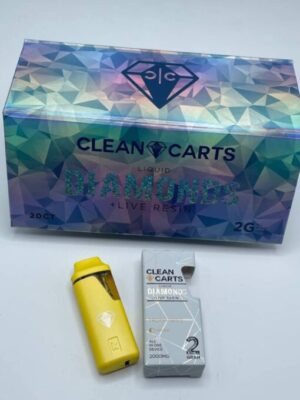 Best clean carts live resin disposable 2g